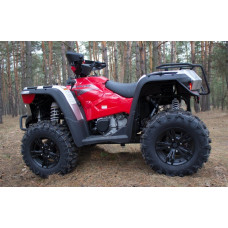 Квадроцикл Linhai 550 EFI Сіро-червоний