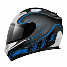 MT Helmets BLADE SV Alpha gloss black / white / blue