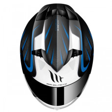 MT Helmets BLADE SV Alpha gloss black / white / blue