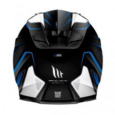 MT Helmets BLADE SV Alpha gloss black / white / blue