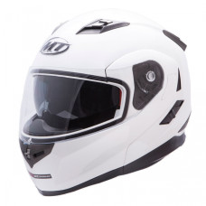 MT Helmets Flux Solid white