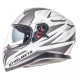 MT Helmets Thunder 3 Effect gloss pearl white / silver anthracite
