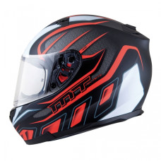 MT Helmets BLADE SV Alpha gloss black / white / fluor orange