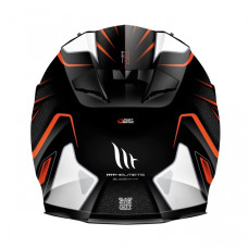 MT Helmets BLADE SV Alpha gloss black / white / fluor orange