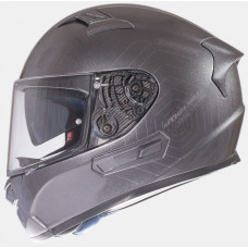 MT Helmets KRE SV Solid gloss titanium