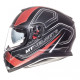 MT Helmets Thunder 3 Trace Matt Black Red