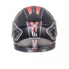 MT Helmets Thunder 3 Trace Matt Black Red