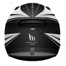 MT Helmets MATRIX Incisor gloss black / white / silver