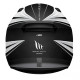 MT Helmets MATRIX Incisor gloss black / white / silver