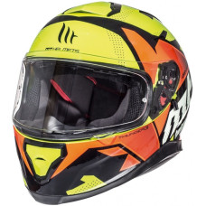 MT Helmets Thunder 3 Torn gloss fluor yellow / fluor orange