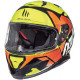 MT Helmets Thunder 3 Torn gloss fluor yellow / fluor orange