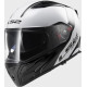 Шолом модуляр LS2 FF324 METRO RAPID WHITE-BLACK