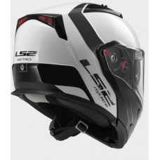 Шолом модуляр LS2 FF324 METRO RAPID WHITE-BLACK