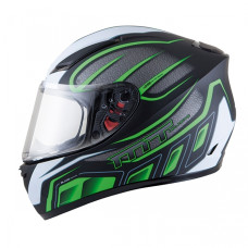 MT Helmets BLADE SV Alpha gloss black / white / fluor green