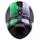MT Helmets REVENGE Binomy black / white / fluo green