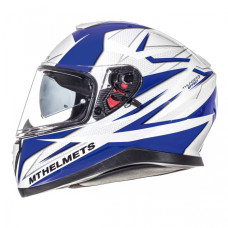 MT Helmets Thunder 3 Effect gloss pearl white / deep blue