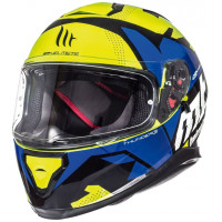 MT Helmets Thunder 3 Torn gloss fluor yellow / blue