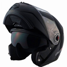 Шолом модуляр LS2 FF386 Ride Solid Black Gloss