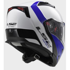 Шолом модуляр LS2 FF324 Metro Rapid White Blue