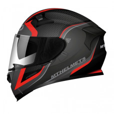 MT Helmets KRE SV MOMENTUM matt black / anthracite / red