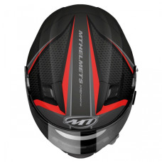 MT Helmets KRE SV MOMENTUM matt black / anthracite / red