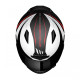 MT Helmets MATRIX Incisor black / white / red