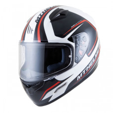 MT Helmets MUGELLO Jerome gloss white / anthracite / red