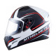 MT Helmets MUGELLO Jerome gloss white / anthracite / red