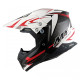 MT Helmets Synchrony Steel black / white / red
