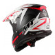 MT Helmets Synchrony Steel black / white / red