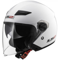Відкритий шолом LS2 OF569 Track White Gloss