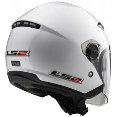 Відкритий шолом LS2 OF569 Track White Gloss