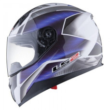 Шолом LS2 FF384 Saga White-Blue