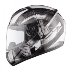 Шолом LS2 FF351 Rock Black-Silver Gloss