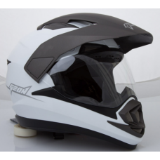 Шолом мотард GEON 714 Дуал-спорт Trek White