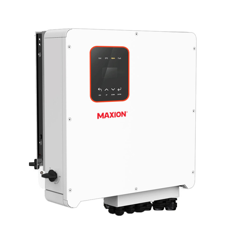 Гібридний інвертор 12 кВт (12000 Вт) MAXION MXIN-R12KH3 (125–600V) з чистою синусоідою
