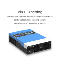 Гібридний інвертор Anern AN-SCI02-AZURE-2000 12В 1600Вт (UPS, чиста синусоїда, Wi-Fi)