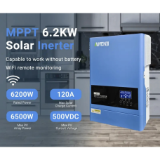 Гібридний інвертор 6,2 кВт Anenji ANJ-6200W-48V-WIFI (48V, WiFi, 120A)